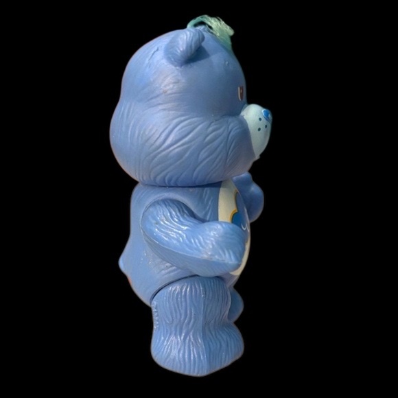 Vintage 1983 Care Bears Grumpy Bear Posable PVC Action Figure - Picture 4 of 11